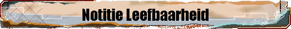 Notitie Leefbaarheid